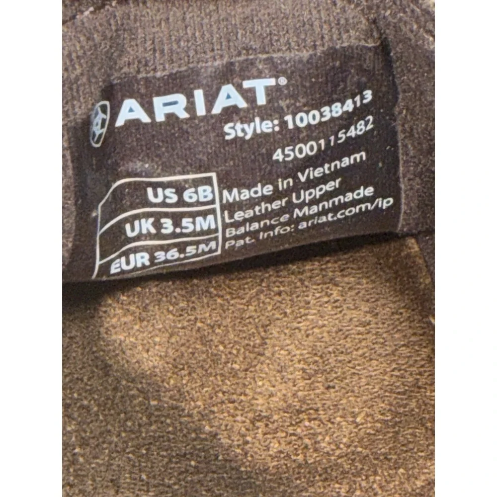 ARIAT Cruiser Shoes Women's Size‎ 6 Brown Slip On Leopard Print Casual Loafer